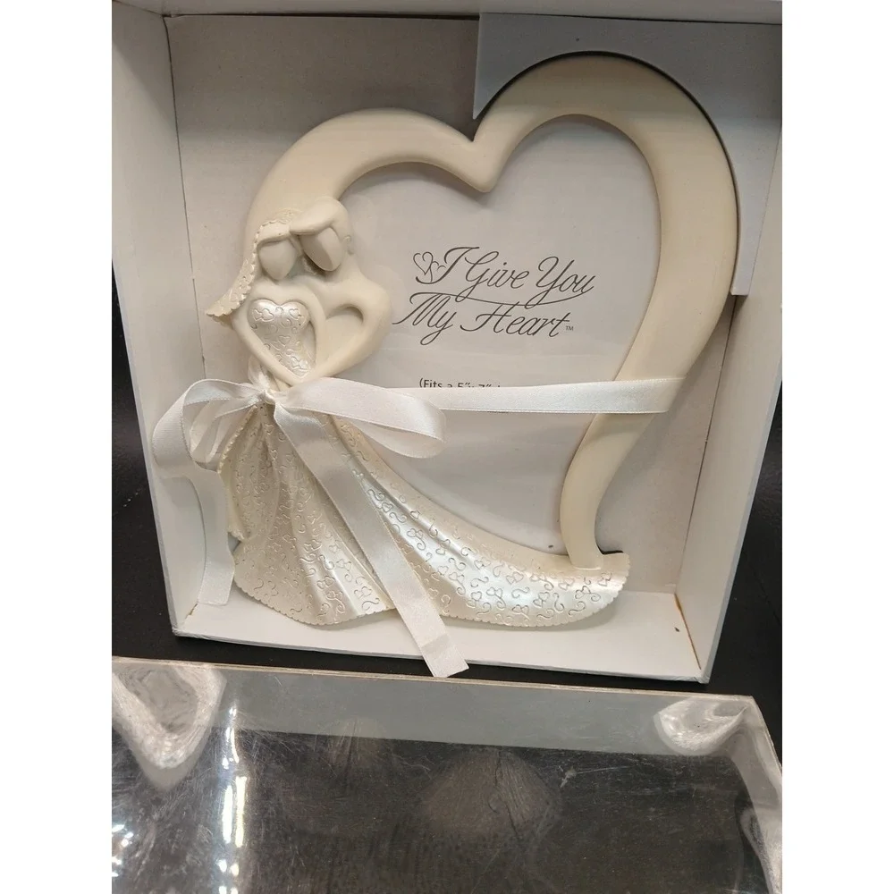 I‎ Give You My Heart Wedding Photo Frame 5x7